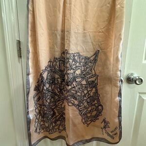 Gucci Horse Pink Silk Scarf with Gucci Designer Box